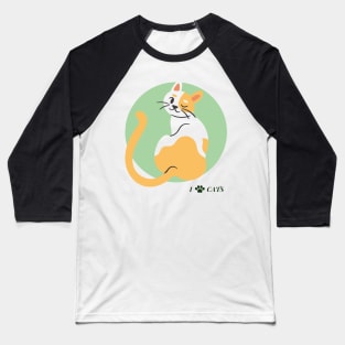 t-shirt for cat lovers Baseball T-Shirt